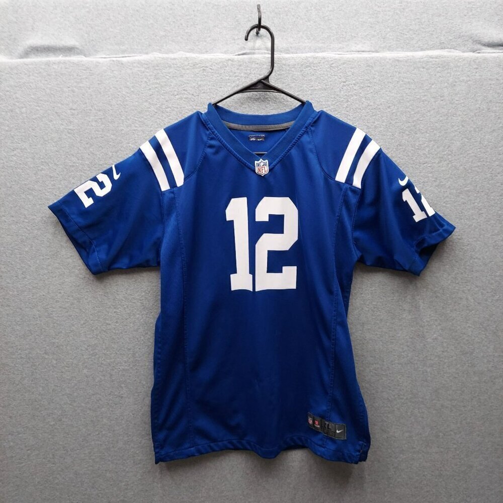 Andrew Luck NFL Colts Jersey XL Blueโ Nike 100% Polyester